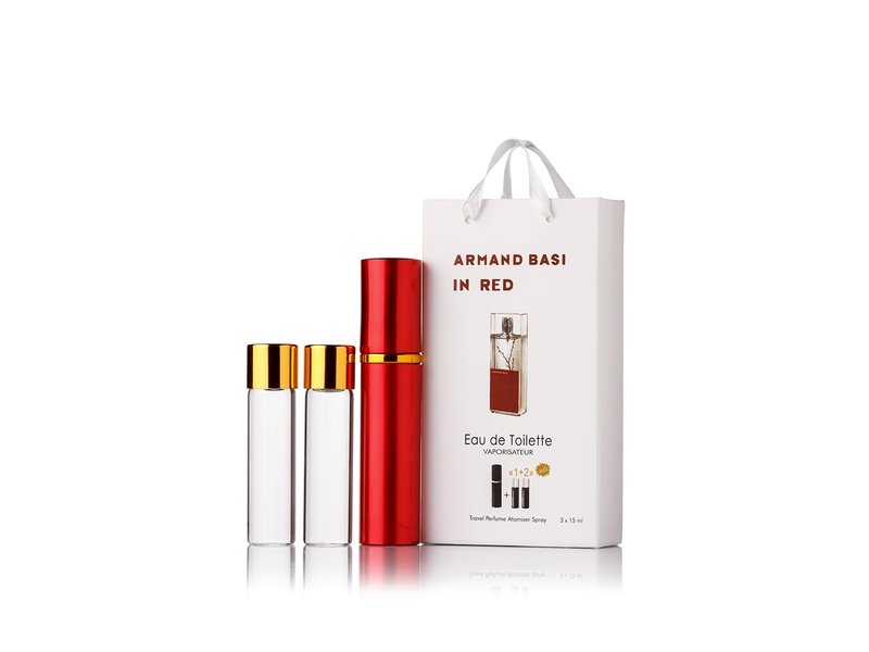 Перейти на страницу товара Armand Basi In Red edt 3x15ml в подарочной упаковке
