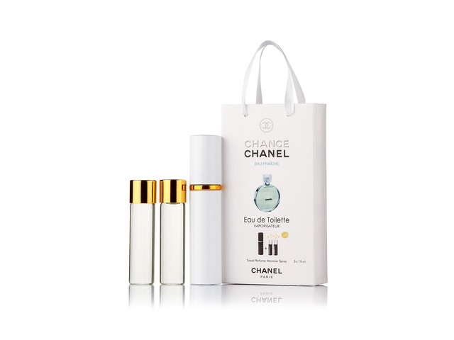 Chanel Chance Eau Fraiche edt 3x15ml в подарочной упаковке
