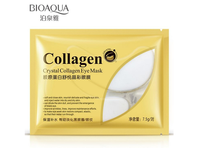Bioaqua Crystal Collagen Коллагеновые патчи под глаза 7,5 g